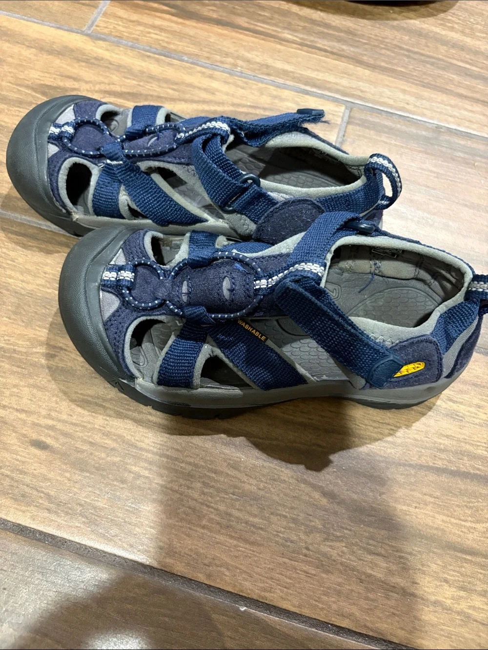 Keen Kids Navy and Gray Closed-Toe Outdoor Sandals